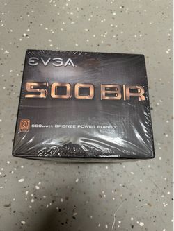 EVGA 500 Watt 80 Plus Bronze, 100-BR-0500-K1 500W BR Power Supply