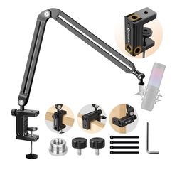 📦 Warehouse New Arrival – CAHAYA 360° Microphone Boom Arm Stand