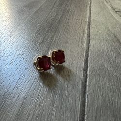 Ruby Earrings