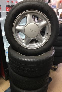 16 inch mustang rims four lugs