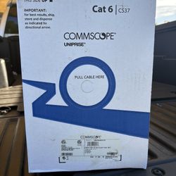 Cat 6 Commscope uniprise plenum cable