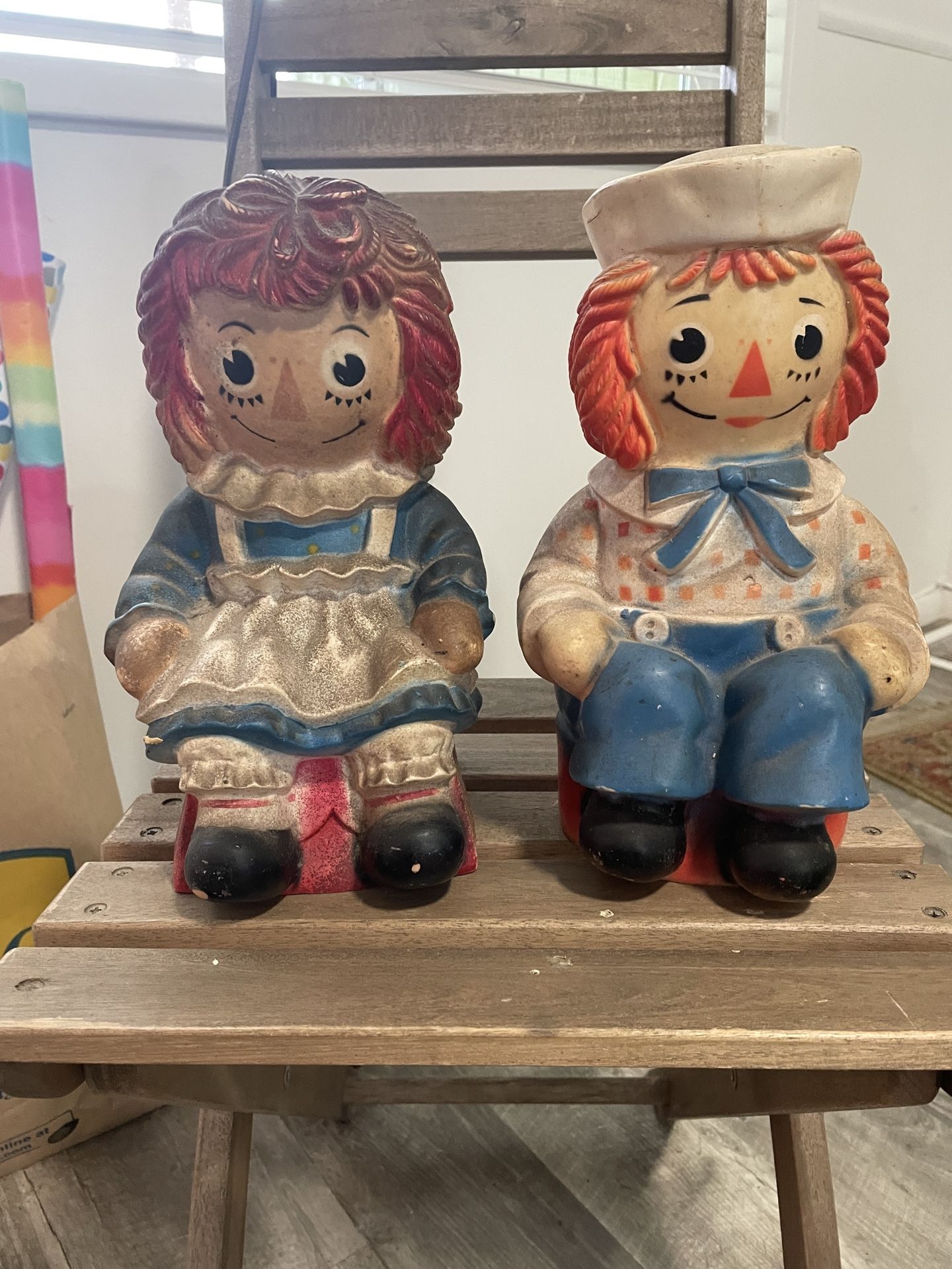 Raggedy Ann  & Andy Piggy Banks