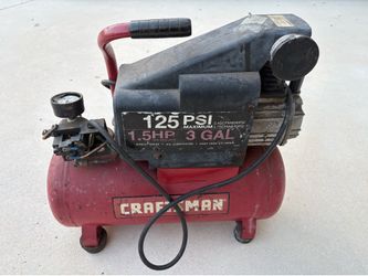 125 PSI 3-gallon electric air tank