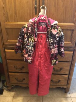 Little girl snowpants and jacket