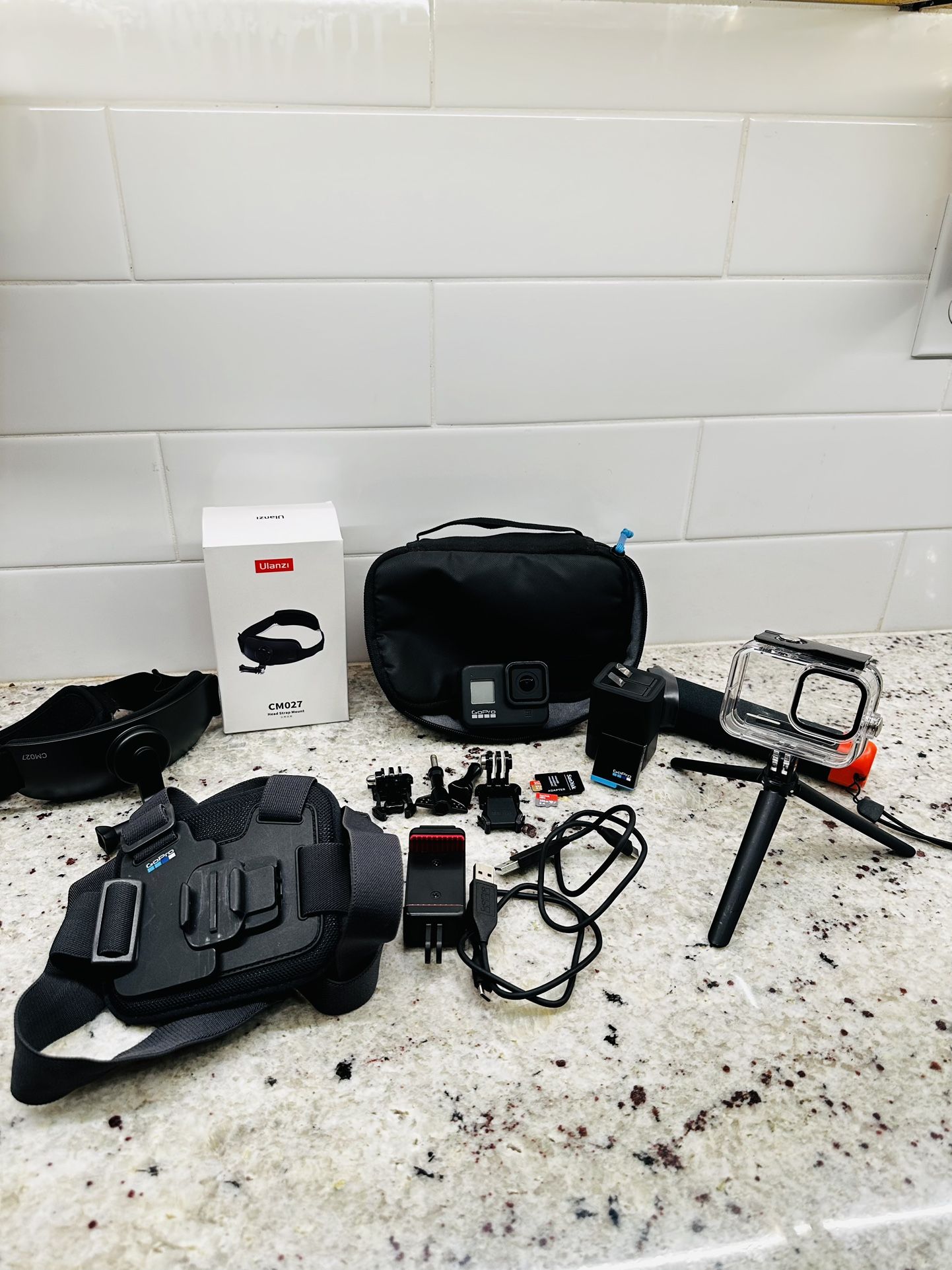 GoPro Hero 8 Black with accessories 