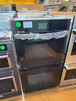 GE 27” Double Wall Oven Black Stainless