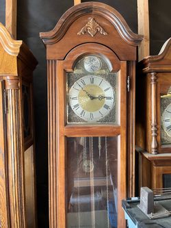 Antique grandfather clock