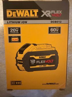 Dewalt 12 ah flexvolt