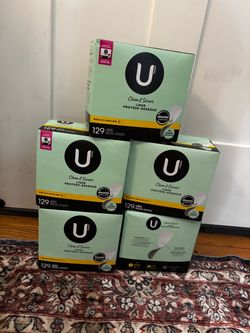U by Kotex Clean & Secure Liners – 5 Boxes
