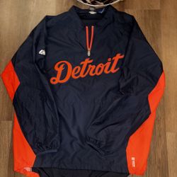 Majestic Detroit Tigers Warm Up Jacket XL