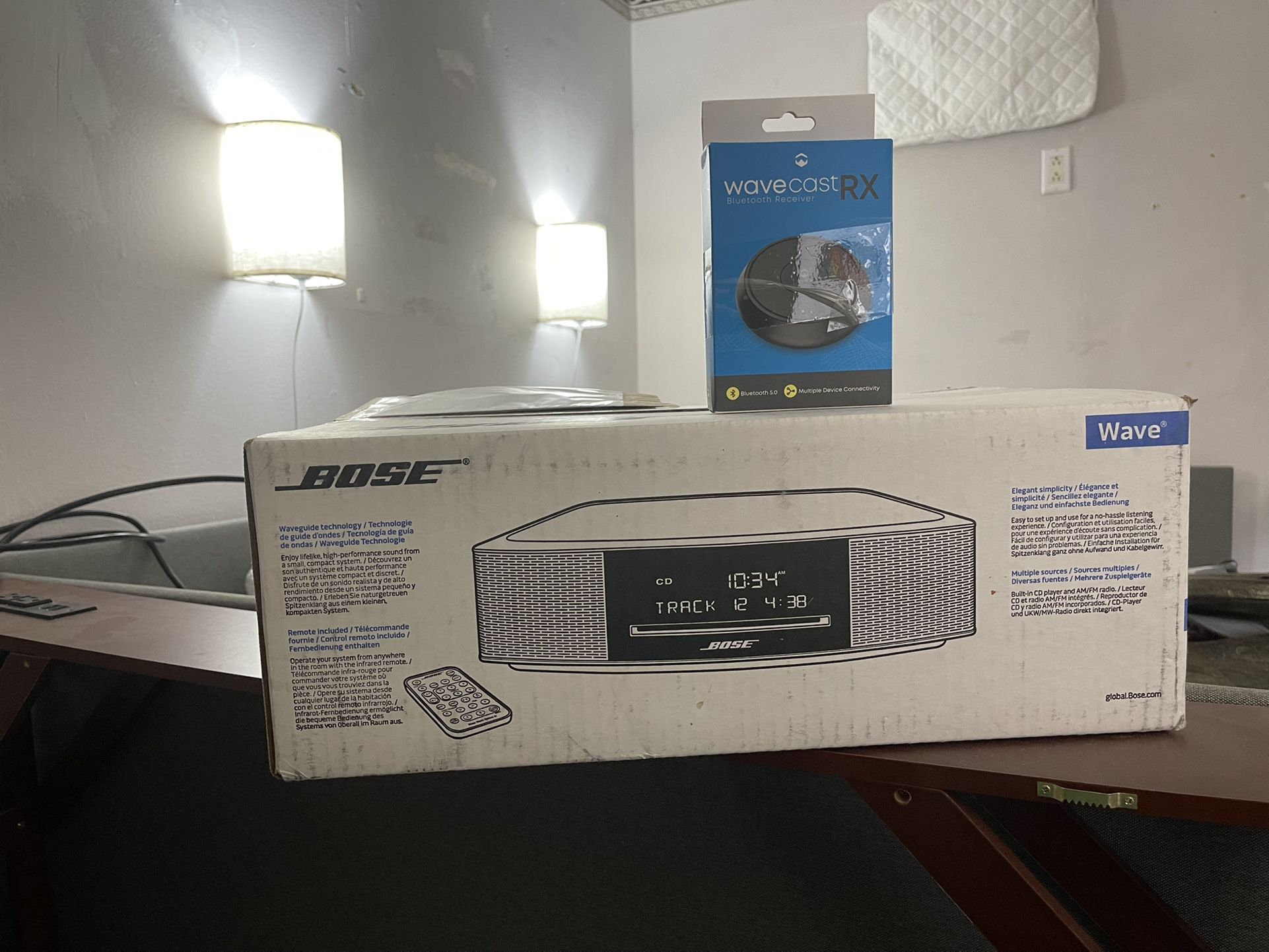 BNIB Bose Wave IV System with Wavecast RX Bluetooth Receiver