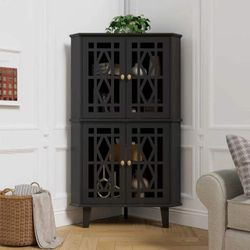 Brand New Tall Corner Cabinet Factory Sealed