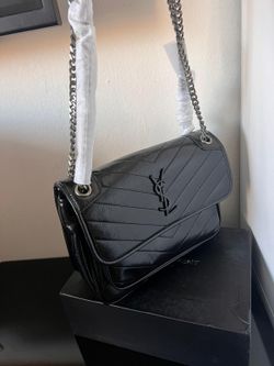 Niki medium crinkled glossed-leather shoulder bag /Designer Bag / Luxury Designer Bags / Purse / Belt / Wallet For Man / Louis / GG / CD