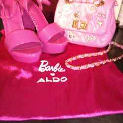 Barbie Purse With Matching Shoes