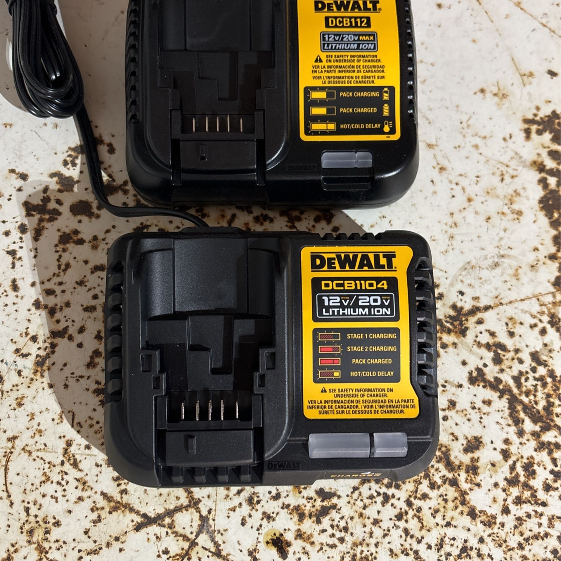 DeWalt Chargers 