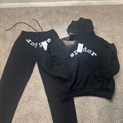 Sp5der set black rhinestone #Cold #streetwear #sp5der