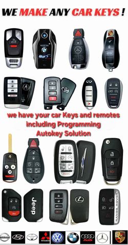 Car Keys And Key Fob 