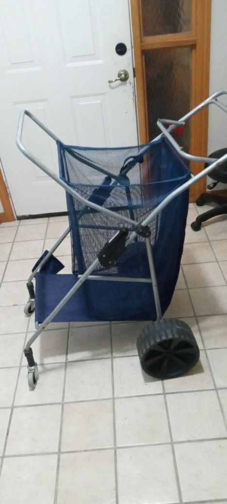 Tommy Bahama Wonder Wheeler® Big Wheel Beach Cart Collapsible 