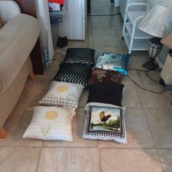 Throw Pillows 8 for $7