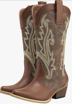 HISEA Rollda Cowboy Boots for Women size 9.5