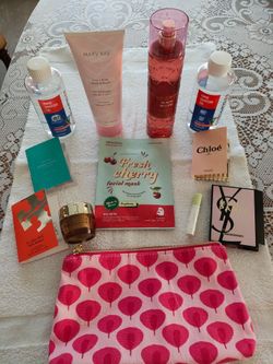 All new except a few vials used. Includes 30.00 jar of Estee Lauder moisterizer