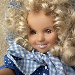 Adorable Shirley Temple Doll 11 Inches Tall