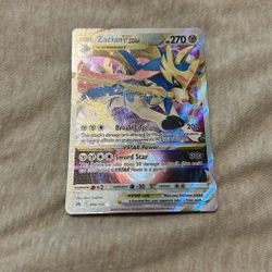 2023 POKEMON SWORD AND SHIELD CROWN ZENITH 096 ZACIAN VSTAR
