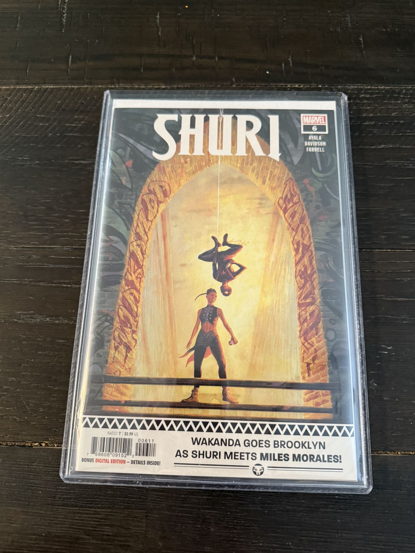 Shuri And Spider Man Comic Book