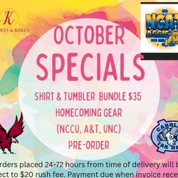 October Specials 