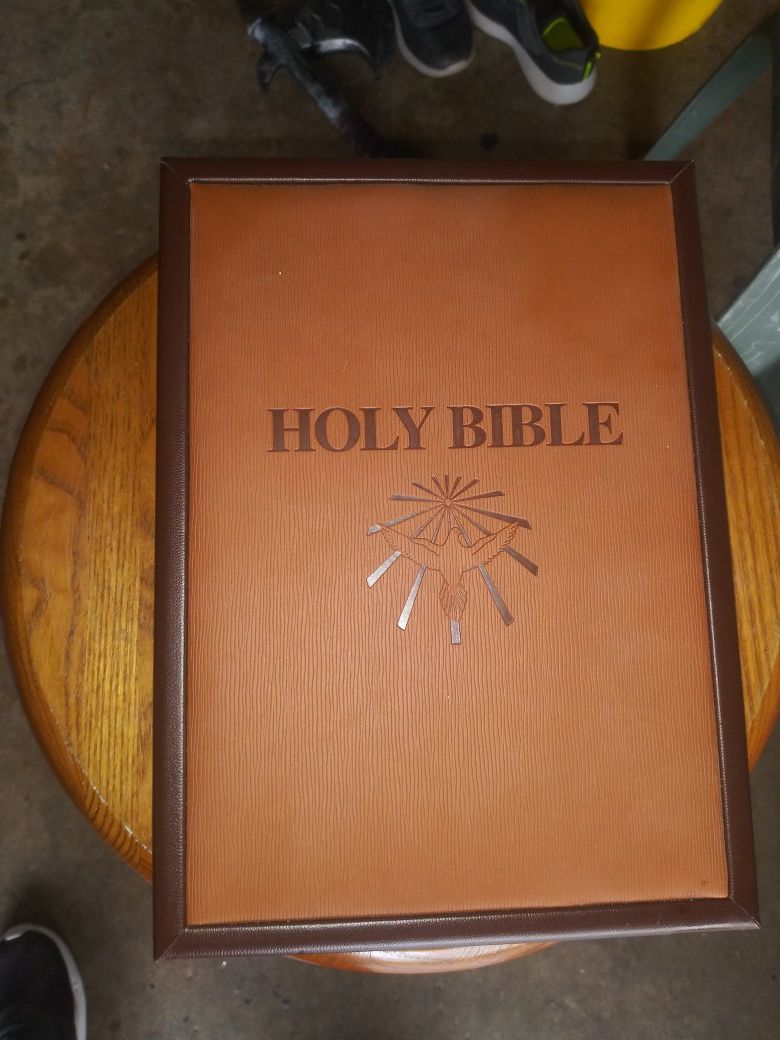 Bible in carring case set