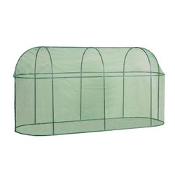 Crop Cage 10'x3.3'x5' Plant Protection Tent, Greenhouse Fruit Cage Netting Cover for Plants/Herbs/Fruit Garden, Yard, Lawn with Zipper