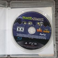 PS3 Rare Plants Vs Zombies - PlayStation 3 Video - Tested And Working 