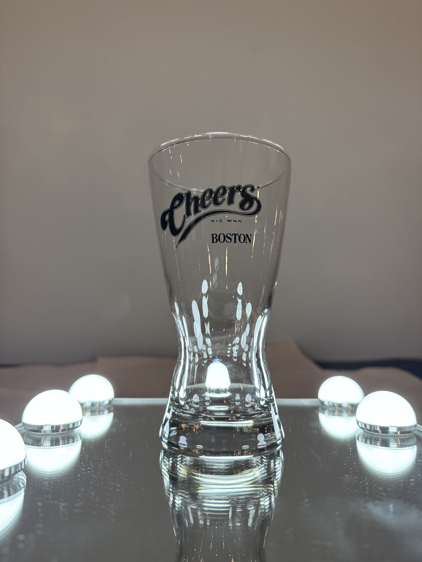 Cheers Boston Beer Glass 1992