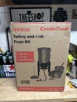 New Turkey And Fish Fryer Kit