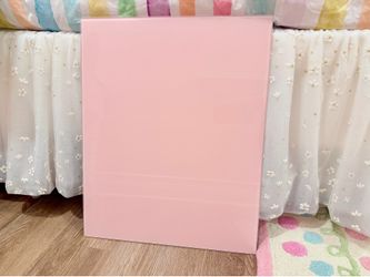 16 x 20 Pink Tempered Glass Magnetic Dry Erase Board