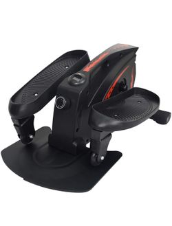 charaHOME Under Desk Elliptical Machine, Mini Exercise Bike