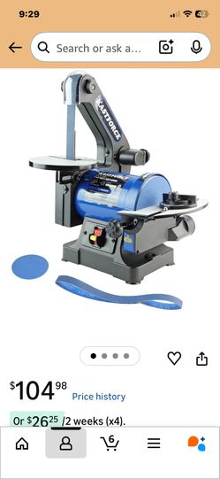 One Inch Belt Sander 6” Disc Sander