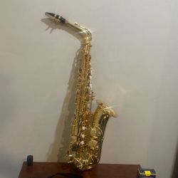 Allora AAS-250 Student Series Alto Saxophone, Gold Colored