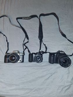 3 Professional Cameras