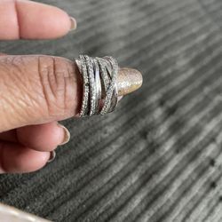 Silver Ring Size 8 -925 Silver 