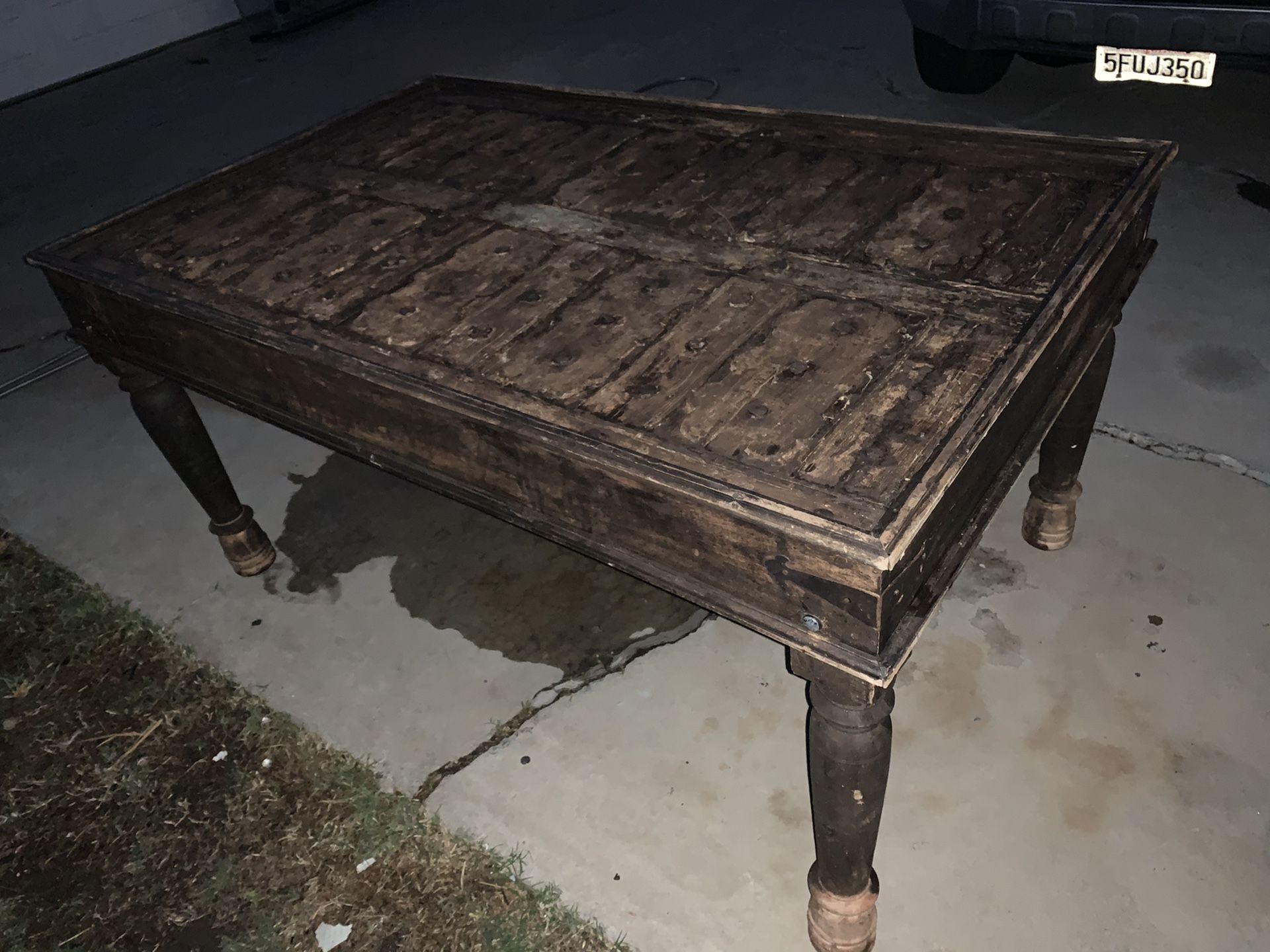 Heavy Vintage Wood Table