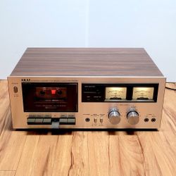 AKAI CS-703D Stereo Cassette Deck Player - Excellent Condition!