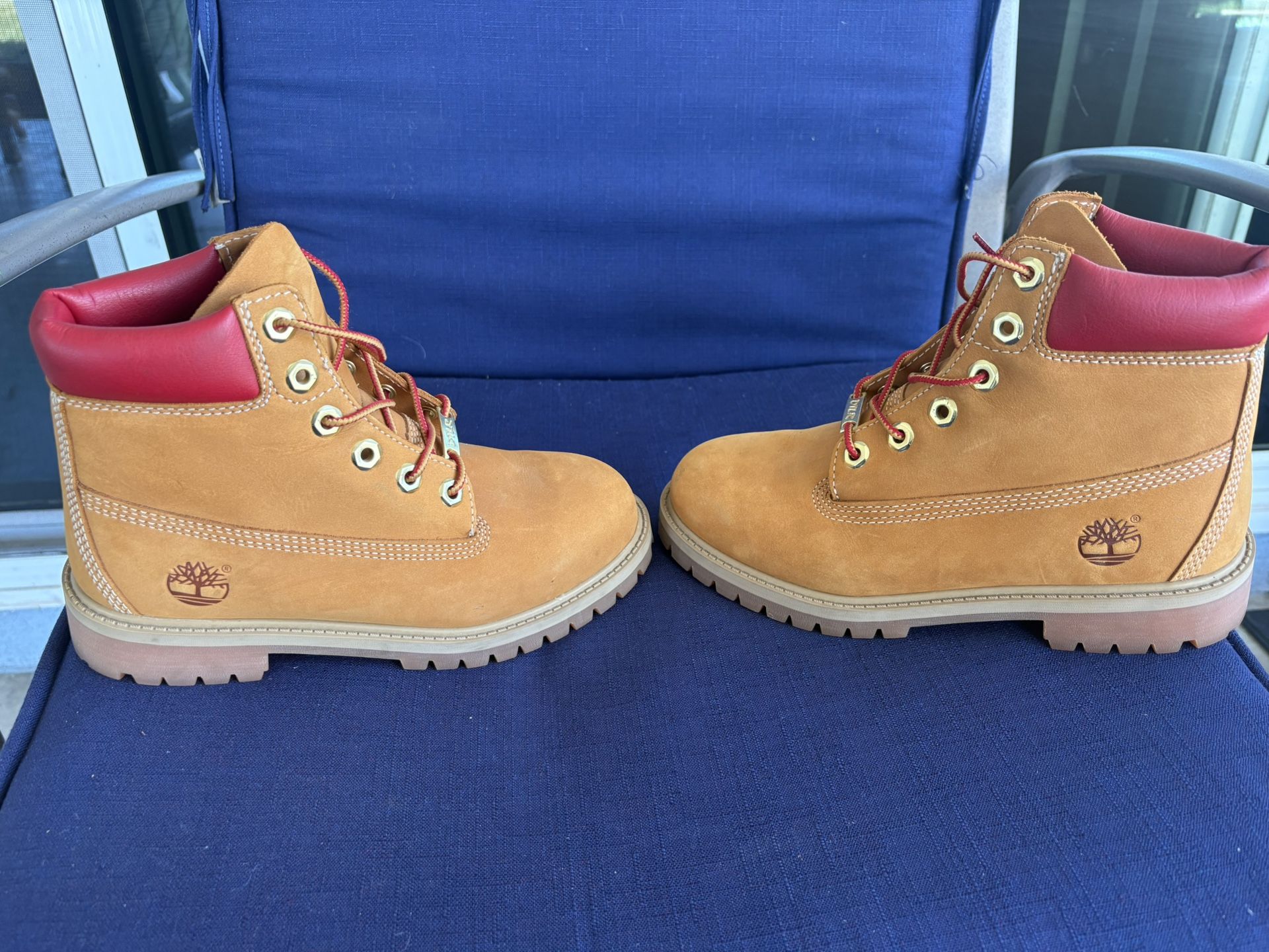 Timberland x DTLR 6" Premium WATERPROOF Boot Wheat Red Tops 40th Anniversy A63GF