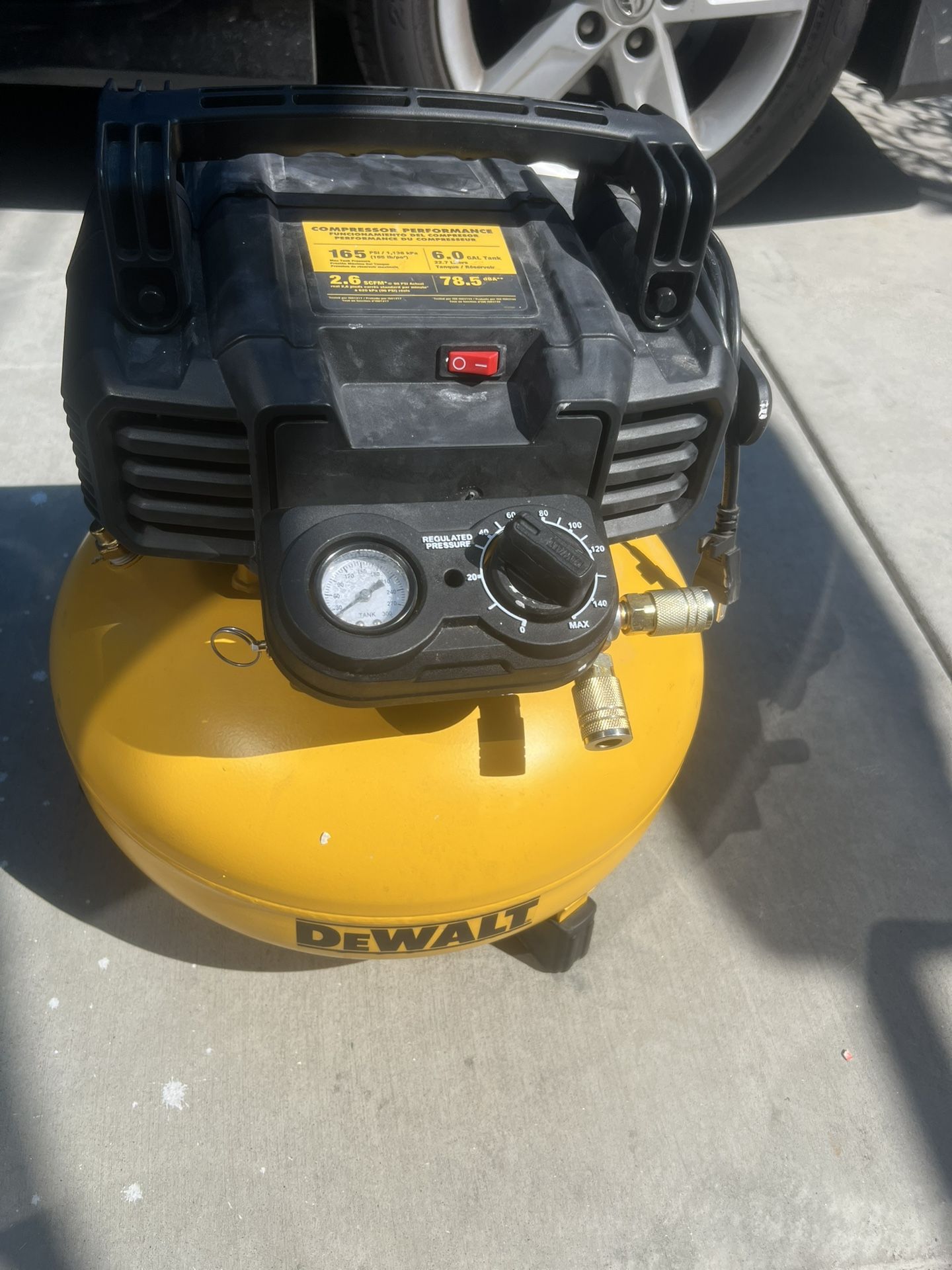 Compressor 165PSI 6.0 GAL TANK