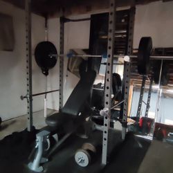 Squat Rack Entire Set Up