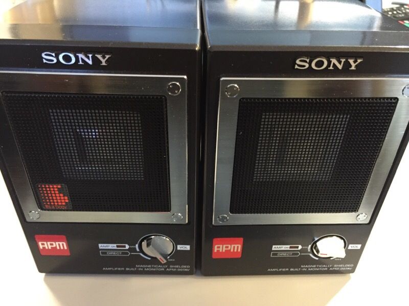 Sony APM-007AV amplified speakers