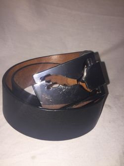 Leather puma belt size s