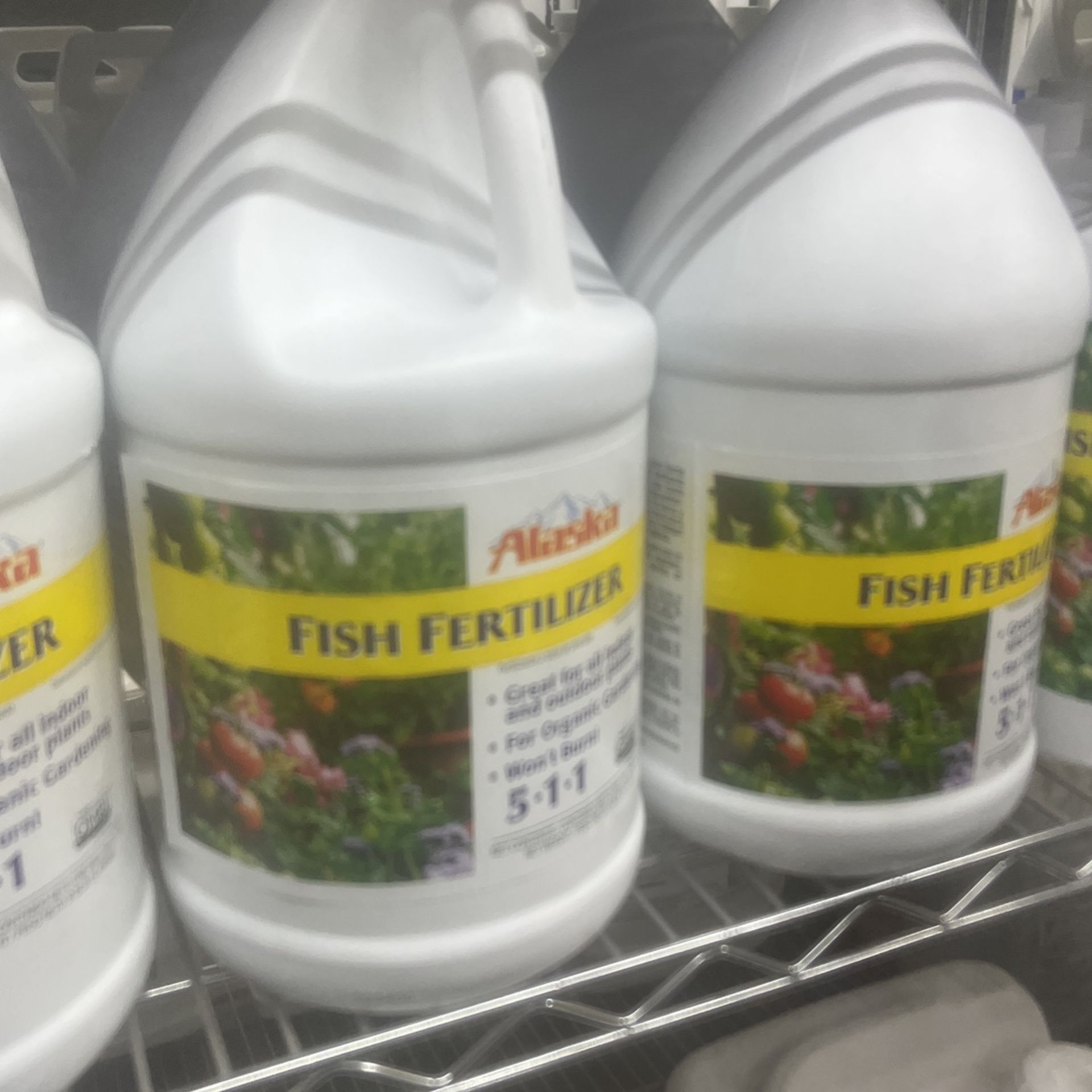 Alaska Fish Organic Fertilizer Available In 1 Gallon And 1 Quart