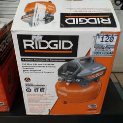 Ridgid 6gal Pancake Air Compressor 