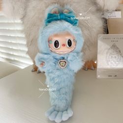 Labubu Blue Mermaid Handmade Popmart 